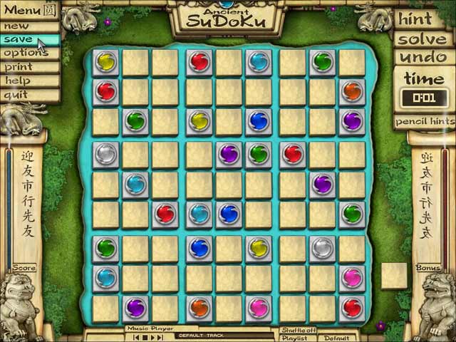 Ancient Sudoku Screenshot 1