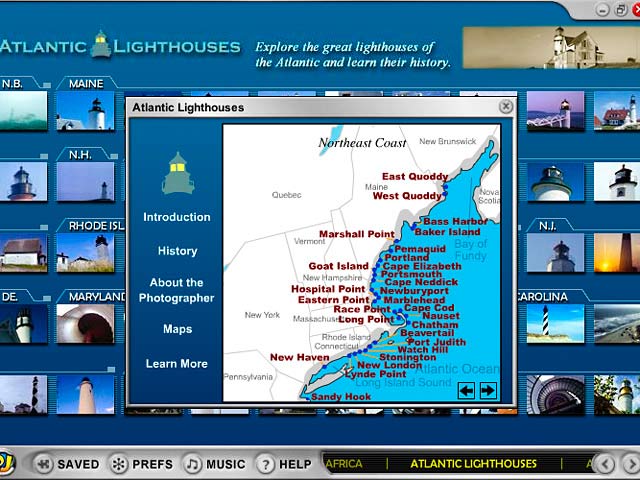 Atlantic Lighthouses Screenshot 3