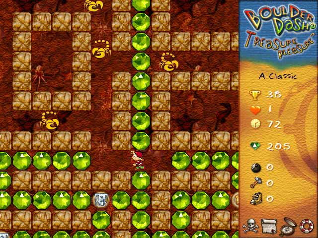 Boulder Dash Treasure Pleasure Screenshot 3