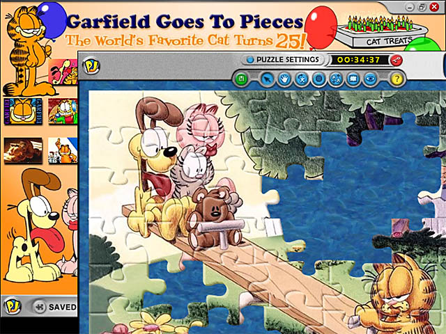 Garfield Goes to Pieces Screenshot 2