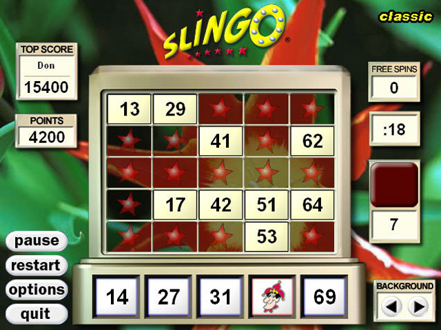 Slingo Deluxe Screenshot 1