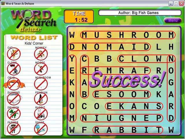 Word Search Deluxe Screenshot 1