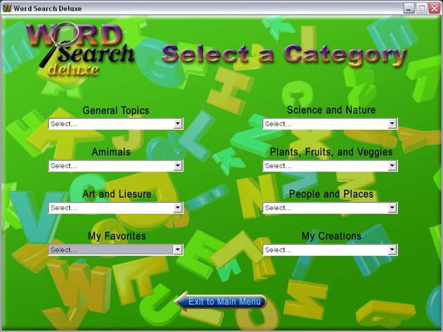 Word Search Deluxe Screenshot 3