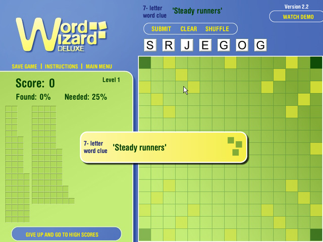 Word Wizard Deluxe Screenshot 1