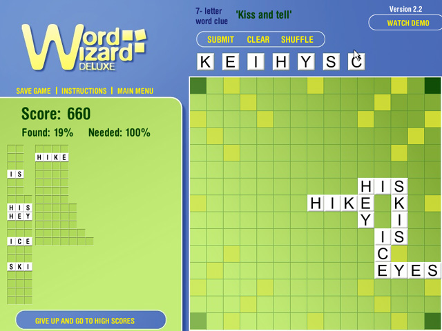Word Wizard Deluxe Screenshot 2